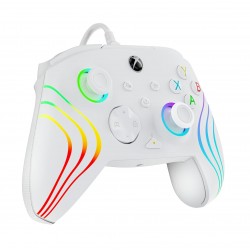 کنترلر سیم دار ایکس باکس سریز و وان -  Wired Controller for Xbox Series X|S AFTERGLOW WAVE White PDP