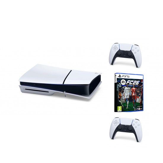 پلی استیشن 5 اسلیم با درایو باندل -  Playstation 5 Slim With Drive Bundle FC26 Two Controller