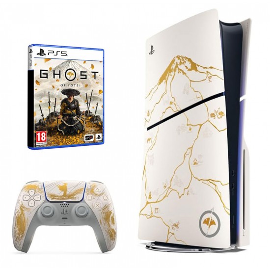 پلی استیشن 5 اسلیم با درایو باندل گوست آف یوتی - Playstation 5 Slim Standard Bundle Disc Ghost of Yotei