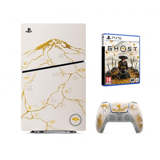پلی استیشن 5 اسلیم با درایو باندل گوست آف یوتی - Playstation 5 Slim Standard Bundle Disc Ghost of Yotei