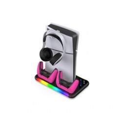 استند چند منظوره پلی5 اسلیم و فت - Multlfunctional Cooling Stand PS5 Slim Fat RGB Black Dobe