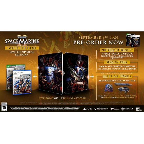 Warhammer 40000 Space Marine II Gold Edition PS5