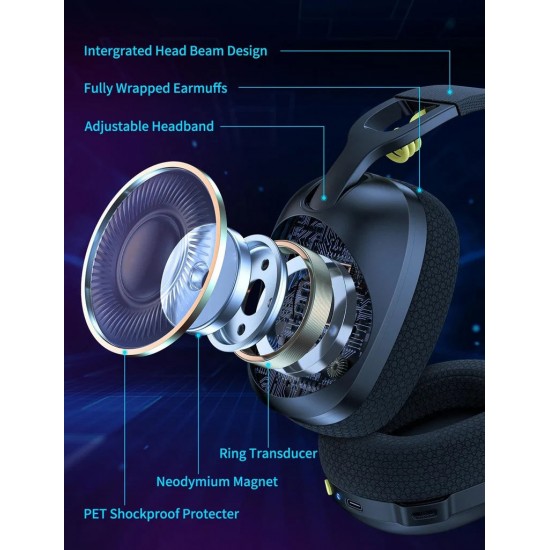 هدست گیمینگ - Gaming Headset Wireless Onikuma B2