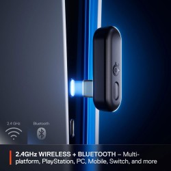 ایربادز گیمینگ پلی استیشن 5 - SteelSeries Arctis GameBuds for PS5 Wireless Gaming Earbuds