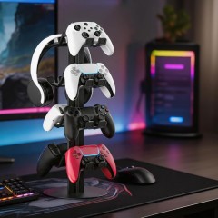 استند کنترلر و هدست - Game Controller Holder and Headphone Stand DeadSkull