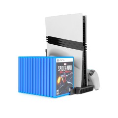 استند عمودی پلی استیشن 5 پرو ،اسلیم و فت - Multlfunctional Cooling Stand PS5 Pro Slim Fat TSCO TGS 16
