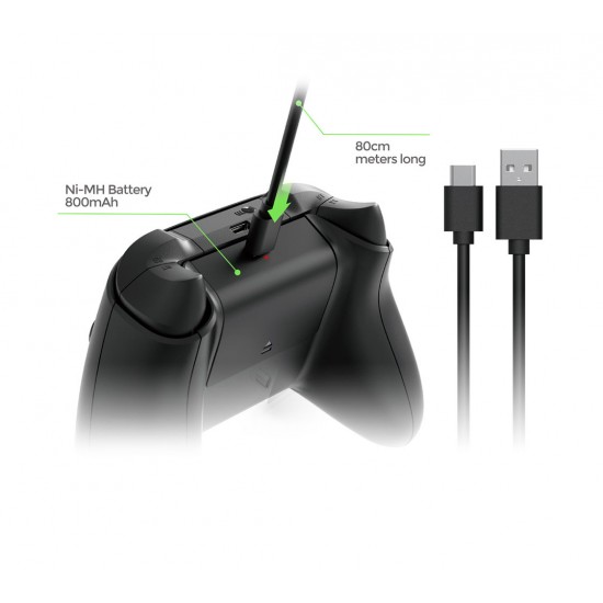 باطری پک قابل شارژ دسته ایکس باکس سری جدید - Xbox Series Controller Battery Pack Dobe 800mah