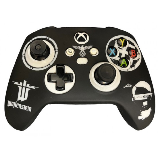 روکش دسته ایکس باکس سریز طرح دار - Silicone Cover wireless Controller Xbox Series Wolfenstein Design