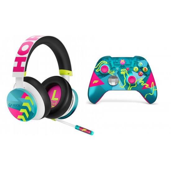 هدست و کنترلر وایرلس ایکس باکس سریز - XBOX Wireless Gaming Headset And Controller Forza Horizon 6 Limited Edition
