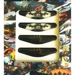 لایت بار ژله ای دسته بازی پلی استیشن پک 4 تایی - light bar Jelly Dualshock4 Code 21