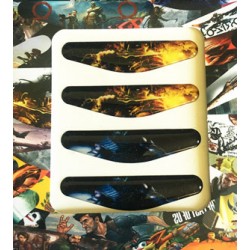 لایت بار ژله ای دسته بازی پلی استیشن پک 4 تایی - light bar Jelly Dualshock4 Code 4