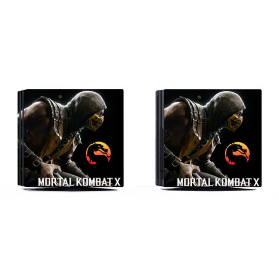 اسکین پلی استیشن 4 پرو - Skin Sticker PS4 Pro Mortal Kombat