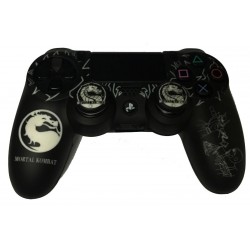 روکش دسته پلی استیشن 4 طرح دار+ سر آنالوگ- Silicon Cover Dual shock4 Mortal +Thumb Grips