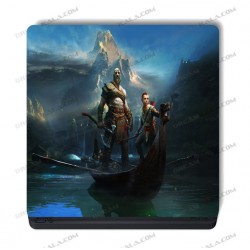 اسکین ژله ای پلی استیشن 4 اسلیم - Skin Sticker PS4 Slim Jelly GOW