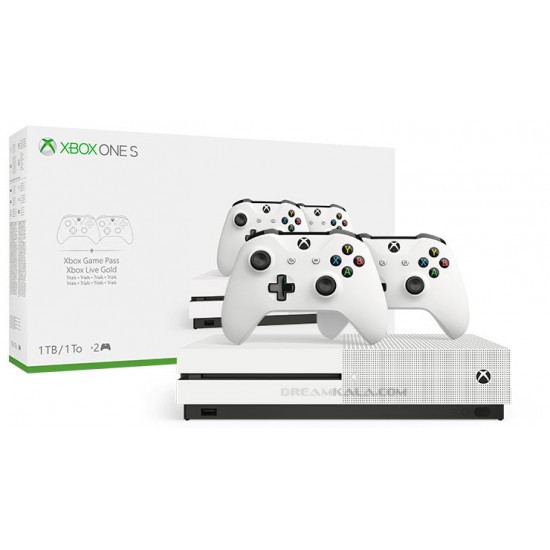 ایکس باکس وان اس 1 ترابایت باندل 2 دسته - Xbox one S 1 TB Bundle Two Wireless Controller Orginal Box