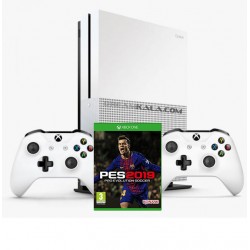 ایکس باکس وان اس 1 ترابایت باندل 2 دسته - Xbox one S 1 TB Bundle PES19 Two Wireless Controller