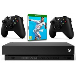 ایکس باکس وان ایکس 1 ترابایت باندل دو دسته - Xbox one X 1TB Bundle FIFA19Two Wireless controller