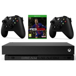 ایکس باکس وان ایکس 1 ترابایت باندل دو دسته - Xbox one X 1TB Bundle PES19 Two Wireless controller
