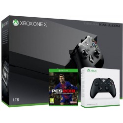 ایکس باکس وان ایکس 1 ترابایت باندل دو دسته - Xbox one X 1TB Bundle PES19 Two Wireless controller