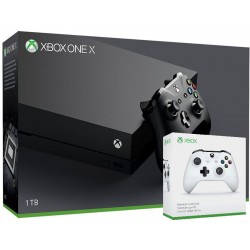 ایکس باکس وان ایکس 1 ترابایت باندل دسته سفید - Xbox one X 1TB Bundle Two Wireless controller