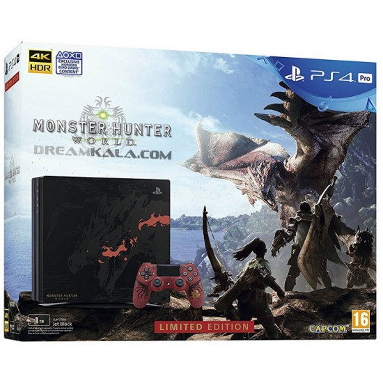 پلی استیشن 4 پرو باندل مانستر تولید محدود - Playstation 4 Pro Bundle Monster Hunter Limited Edition