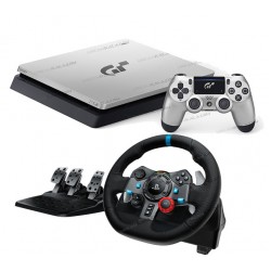 پلی استیشن 4 اسلیم 1 ترابایت باندل - Playstation 4 Slim 1TB Reg 2 Bundle GT Sport Driving Force