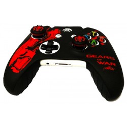 روکش دسته ایکس باکس وان به همراه 2عدد محافظ آنالوگ - Silicon Cover wireless Controller Xboxone Gears Of War