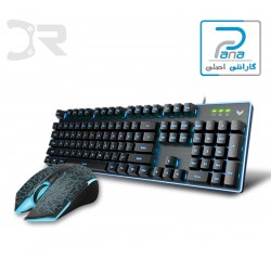 کیبورد و موس گیمینگ - Rapoo Keyboard And Mouse V100S