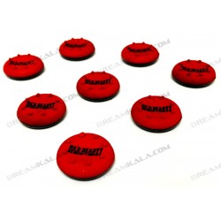 محافظ آنالوگ دسته بازی طرح RDR2 (بسته 4 تایی) - Thumb Grips Controller RDR2 Design Red