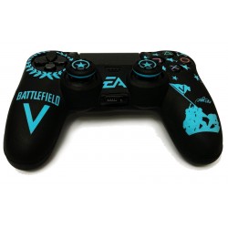 روکش دسته پلی استیشن 4 +2عدد محافظ آنالوگ - Silicone Cover Dualshock 4 Battlefield V