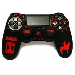 روکش دسته پلی استیشن 4 طرح دار - 2 Silicon Cover Dualshock 4 Red Dead 