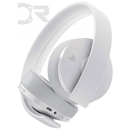هدست گلد پلی استیشن 4 سفید طرح جدید - Gold Wireless Headset White New Version