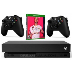 ایکس باکس وان ایکس 1 ترابایت باندل دو دسته - Xbox one X 1TB Bundle FIFA20 Two Wireless controller