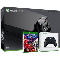 ایکس باکس وان ایکس 1 ترابایت باندل دو دسته - Xbox one X 1TB Bundle PES2020 Two Wireless controller
