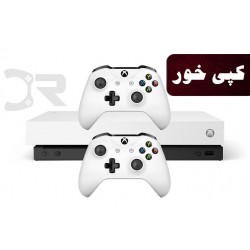 ایکس باکس وان ایکس 1 ترابایت سفید 2 کنترلر باندل بازی - Xbox one X 1TB White Bundle Two Controller With Games