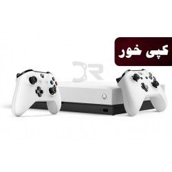 ایکس باکس وان ایکس 1 ترابایت سفید 2 کنترلر باندل بازی - Xbox one X 1TB White Bundle Two Controller With Games