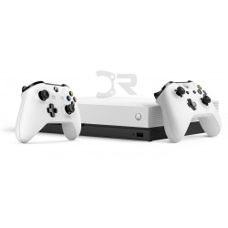 ایکس باکس وان ایکس 1 ترابایت سفید 2 کنترلر - Xbox one X 1TB White Bundle Two Controller
