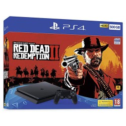 پلی استیشن 4 اسلیم 500 گیگابایت باندل - Playstation 4 Slim 500 GB CUH2216A Bundle RDR2