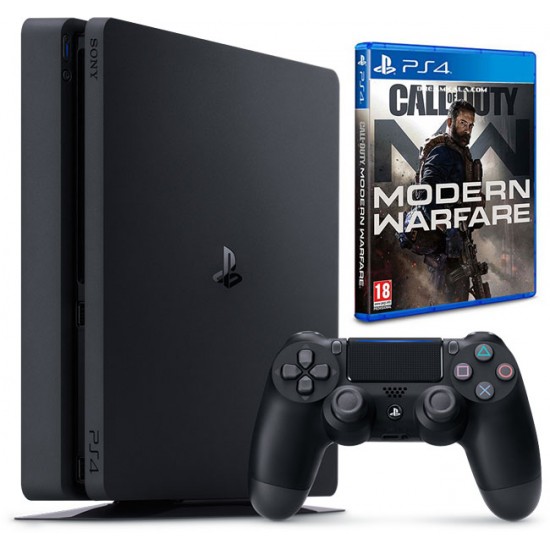 پلی استیشن 4 اسلیم 500 گیگابایت باندل کال آف - Playstation 4 Slim 500 GB Bundle Call of Duty  Modern Warfare