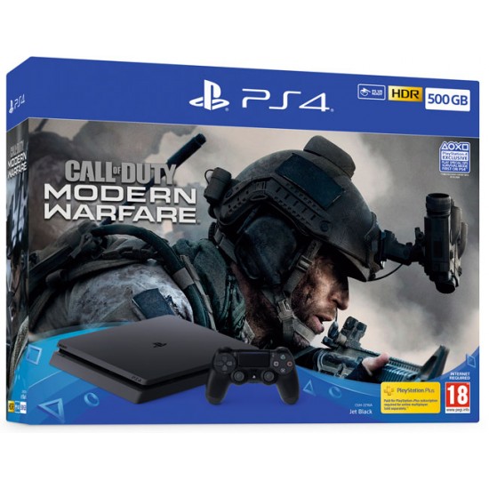 پلی استیشن 4 اسلیم 500 گیگابایت باندل کال آف - Playstation 4 Slim 500 GB Bundle Call of Duty  Modern Warfare