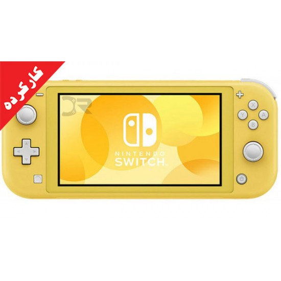 کنسول بازی نینتندو سوییچ لایت کارکرده به همراه بازی - Nintendo Switch Lite Yellow Second Hand