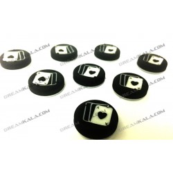 محافظ آنالوگ دسته بازی طرح دار (بسته 4 تایی) - Thumb Grips Controller A