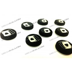 محافظ آنالوگ دسته بازی طرح دار (بسته 4 تایی) - Thumb Grips Controller A