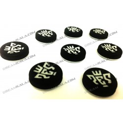 محافظ آنالوگ دسته بازی طرح دار (بسته 4 تایی) - Thumb Grips Controller PES