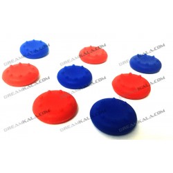 محافظ آنالوگ دسته بازی طرح دار (بسته 4 تایی) - Thumb Grips Controller Red&Blue