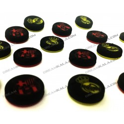محافظ آنالوگ دسته بازی طرح دار (بسته 4 تایی) - Thumb Grips Controller Barca And RealMadrid