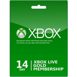 اشتراک 14 روزه گلد  ایکس باکس - Xbox Live Gold 14 Day