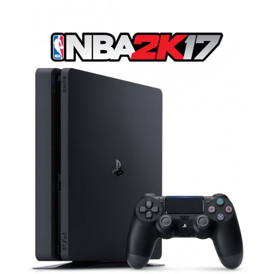 پلی استیشن 4 اسلیم 500 گیگابایت ریجن 2 - Playstation 4 Slim 500GB Bundle NBA2K17