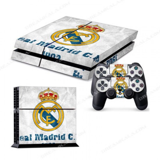 اسکین پلی استیشن 4 - Skin Sticker Playstation 4 Real Madrid