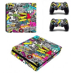 اسکین پلی استیشن 4 اسلیم - Skin Sticker PS4 Slim OL
